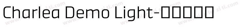 Charlea Demo Light字体转换
